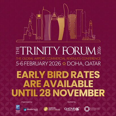 The Trinity Forum 2026, aviation commercial event, ACI, Moodie Davitt Report, airport event, Doha event, commercial revenues, travel retail gathering