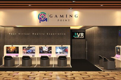 Perth Airport, Gaming Point. VR Lounge, customer experience