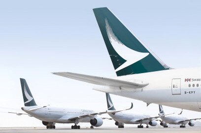Perth Airport, cathay pacific