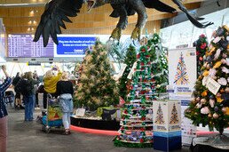 Christmas, Wellington Airport