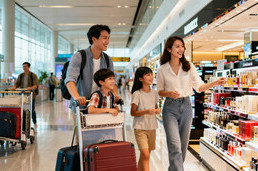 Airport terminal retail space showing passenger flow and commercial layout illustrating the importance of spatial design in airport commercial performance